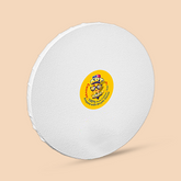 16-inches Round White Canvas Board